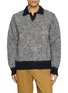 J∞QUALITY Skipper Striped Wool Knit Polo Sweater