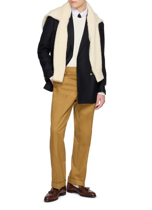 Figure View - Click To Enlarge - J∞QUALITY - Piped Cotton Pants