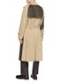 Back View - Click To Enlarge - J∞QUALITY - Spray Dyed Panelled Trench Coat