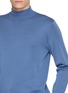 - J∞QUALITY - Mock Neck Cashmere Silk Knit Sweater