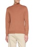 J∞QUALITY Mock Neck Cashmere Silk Knit Sweater