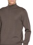 - J∞QUALITY - Mock Neck Cashmere Silk Knit Sweater