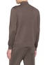Back View - Click To Enlarge - J∞QUALITY - Mock Neck Cashmere Silk Knit Sweater