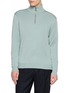 J∞QUALITY Half-Zip Cashmere Silk Knit Sweater
