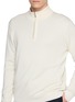  - J∞QUALITY - Half-Zip Cashmere Silk Knit Sweater
