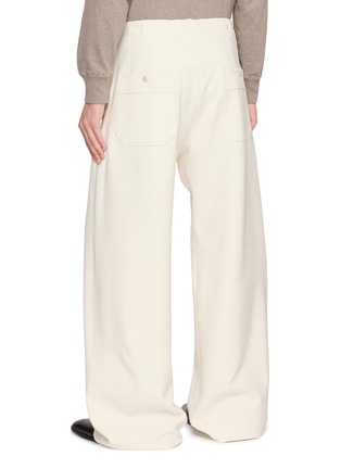 Back View - Click To Enlarge - J∞QUALITY - Drawstring Baggy Pleated Front Pants