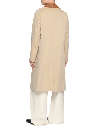 Back View - Click To Enlarge - J∞QUALITY - Balmacaan Detachable Collar Long Coat