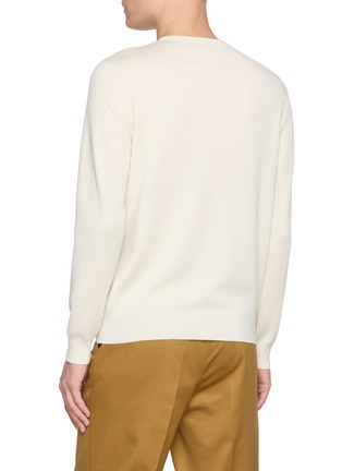Back View - Click To Enlarge - J∞QUALITY - Crewneck Cashmere Silk Knit Sweater
