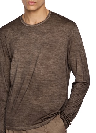  - J∞QUALITY - Long Sleeve Wool T-shirt
