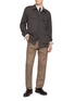 Figure View - Click To Enlarge - J∞QUALITY - Tapered Oxford Trousers