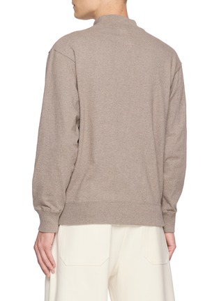 Back View - Click To Enlarge - J∞QUALITY - Eco Fusion Mock Neck Sweater T-shirt
