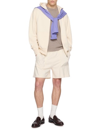 Figure View - Click To Enlarge - J∞QUALITY - Eco Fusion Mid Weight Zip Hoodie