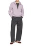 Figure View - Click To Enlarge - J∞QUALITY - Eco Fusion Mid Weight Zip Hoodie