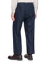Back View - Click To Enlarge - J∞QUALITY - Brushed Wool Tapered Trousers