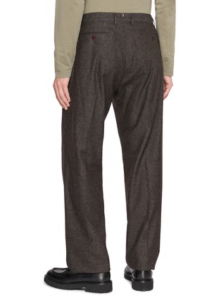 Back View - Click To Enlarge - J∞QUALITY - Brushed Wool Tapered Trousers