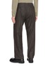 Back View - Click To Enlarge - J∞QUALITY - Brushed Wool Tapered Trousers