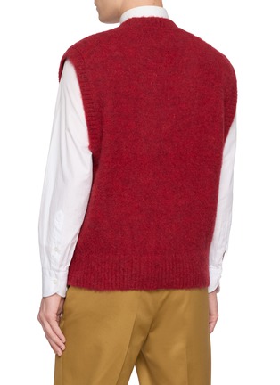 Back View - Click To Enlarge - J∞QUALITY - V-Neck Wool Knit Vest