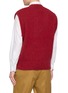 Back View - Click To Enlarge - J∞QUALITY - V-Neck Wool Knit Vest