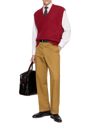 Figure View - Click To Enlarge - J∞QUALITY - V-Neck Wool Knit Vest