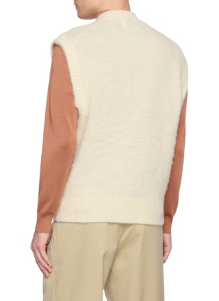 Back View - Click To Enlarge - J∞QUALITY - V-Neck Wool Knit Vest