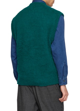 Back View - Click To Enlarge - J∞QUALITY - V-Neck Wool Knit Vest