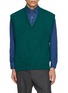 J∞QUALITY V-Neck Wool Knit Vest