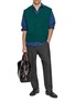 Figure View - Click To Enlarge - J∞QUALITY - V-Neck Wool Knit Vest