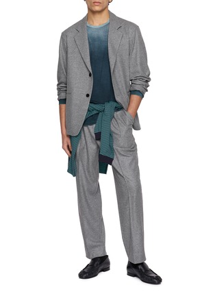 Figure View - Click To Enlarge - J∞QUALITY - Long Sleeve Wool T-shirt