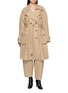 LAMRONS Safari Pocket Belted Trench Coat