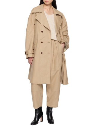 Figure View - Click To Enlarge - LAMRONS - Safari Pocket Belted Trench Coat