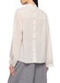 Back View - Click To Enlarge - LAMRONS - Gathered High Neck Smock Top