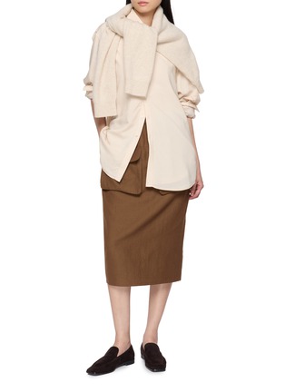 Figure View - Click To Enlarge - LAMRONS - Double Layer Button Up Shirt