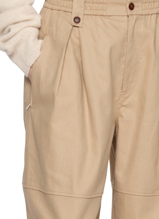  - LAMRONS - Safari Pleated Barrel Leg Pants