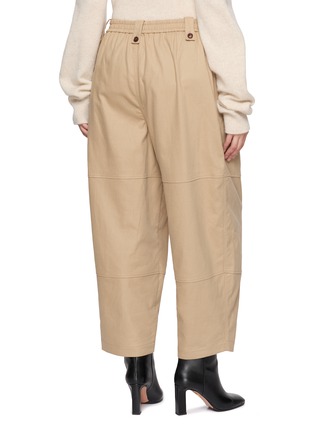Back View - Click To Enlarge - LAMRONS - Safari Pleated Barrel Leg Pants