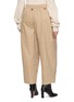 Back View - Click To Enlarge - LAMRONS - Safari Pleated Barrel Leg Pants