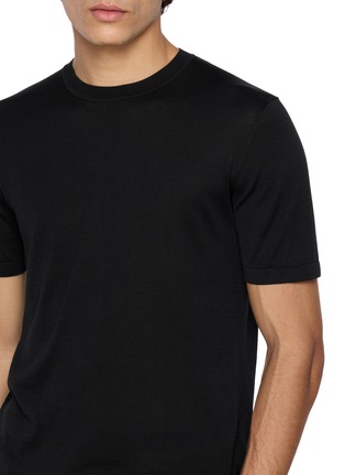  - RAY OF HOURS - Silk Cotton Short Sleeve T-Shirt