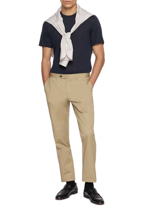 Figure View - Click To Enlarge - RAY OF HOURS - N°01 Silk Cotton T-Shirt