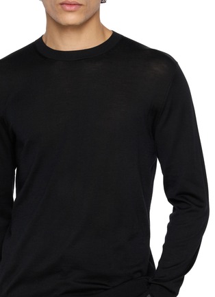  - RAY OF HOURS - Silk Cotton Long Sleeve T-Shirt