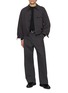 Figure View - Click To Enlarge - RAY OF HOURS - Silk Cotton Long Sleeve T-Shirt