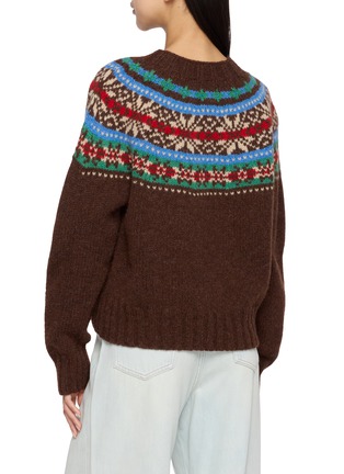 Back View - Click To Enlarge - HOWLIN' - Fair Isle Knit Sweater