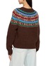 Back View - Click To Enlarge - HOWLIN' - Fair Isle Knit Sweater