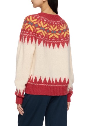 Back View - Click To Enlarge - HOWLIN' - Snowflake Fair Isle Knit Sweater