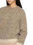 - HOWLIN' - Contrast Pattern Knit Sweater