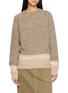HOWLIN' Contrast Pattern Knit Sweater