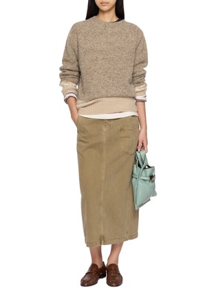 Figure View - Click To Enlarge - HOWLIN' - Contrast Pattern Knit Sweater