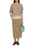 Figure View - Click To Enlarge - HOWLIN' - Contrast Pattern Knit Sweater