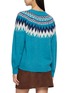 Back View - Click To Enlarge - HOWLIN' - Fair Isle Zig Zag Shetland Knit Sweater