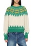HOWLIN' Snowflake Fair Isle Shetland Knit Sweater