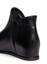 Detail View - Click To Enlarge - STUART WEITZMAN - 'Lowkey' leather concealed wedge ankle boots