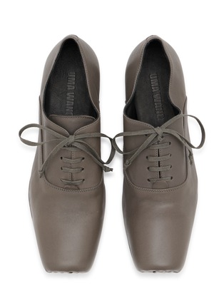 Detail View - Click To Enlarge - UMA WANG - Leather Ballet Derby Flats
